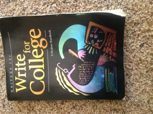Book cover for Write For College: A Student Handbook by Sebranek, Patrick