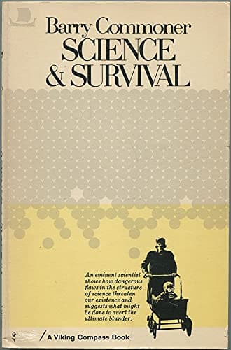 Book cover for Science and Survival by Commoner, Barry