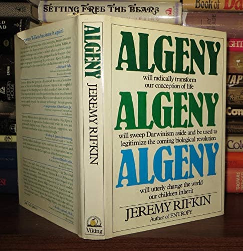 Book cover for Algeny, A New Word--A New World by Rifkin, Jeremy