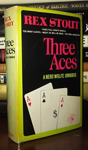 Book cover for Three Aces (A Nero Wolfe Omnibus) by Rex Stout