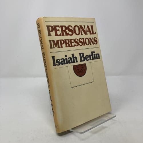 Book cover for Personal Impressions by Berlin, Isaiah