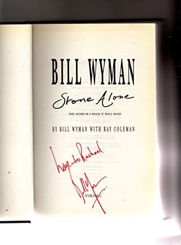 Book cover for Stone Alone: The Story of a Rock 'n Roll Band by Wyman, Bill