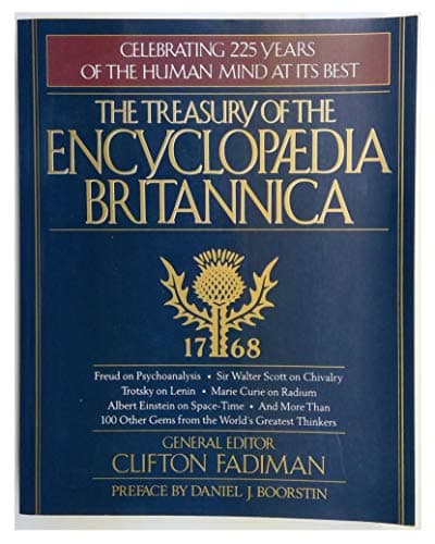 Book cover for The Treasury of the Encyclopaedia Britannica by Fadiman, Clifton