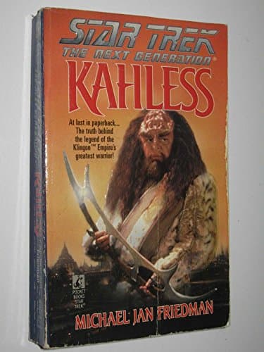 Book cover for Kahless (Star Trek: The Next Generation) by Friedman, Michael Jan