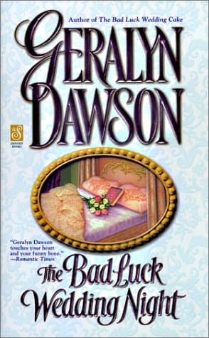 Book cover for The Bad Luck Wedding Night by Dawson, Geralyn