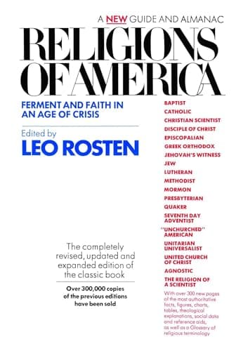 Book cover for Religions of America by Rosten, Leo