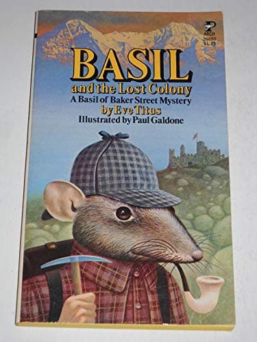 Book cover for Basil and the Lost Colony (A Basil of Baker Street Mystery) by Eve Titus