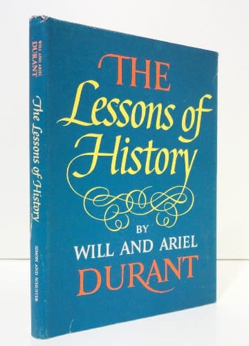 Book cover for The Lessons of History by Durant, Will