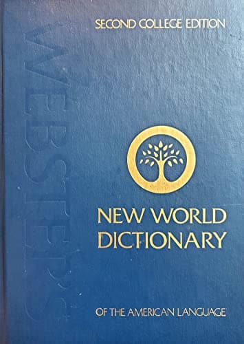 Book cover for Webster's New World Dictionary: 2nd College Edition, Indexed by Simon and Schuster