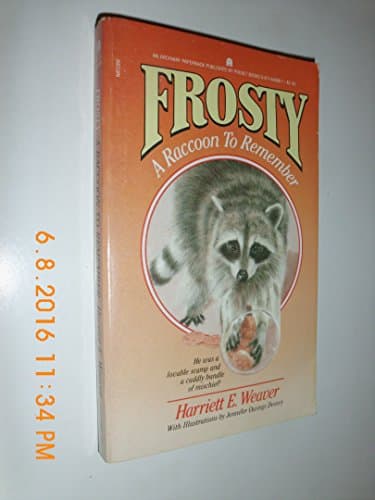 Book cover for Frosty: A Raccoon to Remember by Harriet E. Weaver