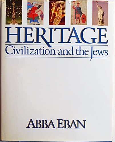 Book cover for Heritage: Civilization and the Jews by Eban, Abba Solomon
