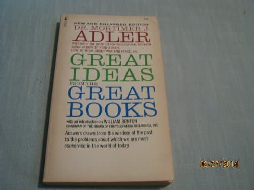 Book cover for Great Ideas From the Great Books by Adler, Mortimer J.