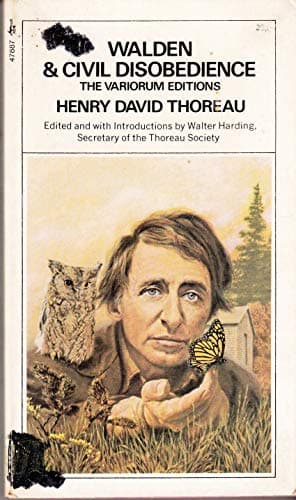 Book cover for Walden & Civil Disobedience - The Variorum Editions by Henry David Thoreau