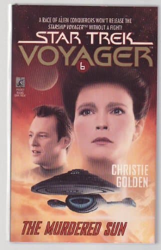Book cover for The Murdered Sun (Star Trek Voyager, No 6) by Golden, Christie