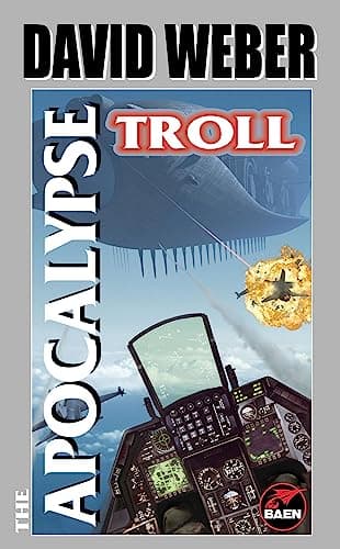 Book cover for The Apocalypse Troll by Weber, David