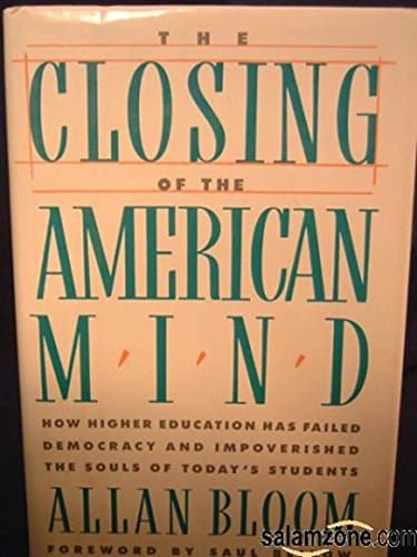 Book cover for The Closing of the American Mind by Bloom, Allan