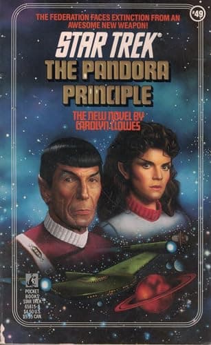 Book cover for The Pandora Principle (Star Trek, Book 49) by Clowes, Carolyn