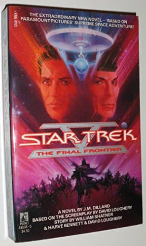 Book cover for Star Trek V: The Final Frontier by J.M. Dillard