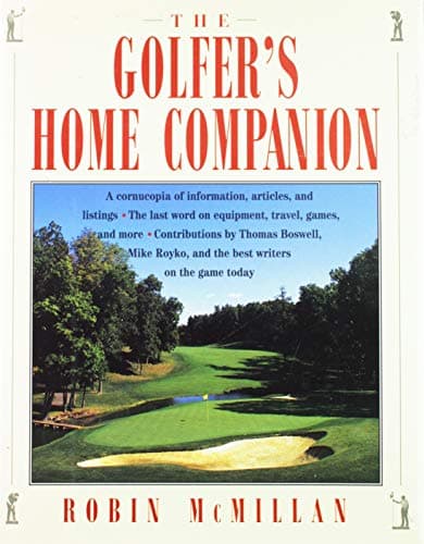 Book cover for The Golfer's Home Companion by Mcmillan, Robin