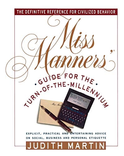Book cover for Miss Manners' Guide for the Turn-of-the-Millennium by Martin, Judith
