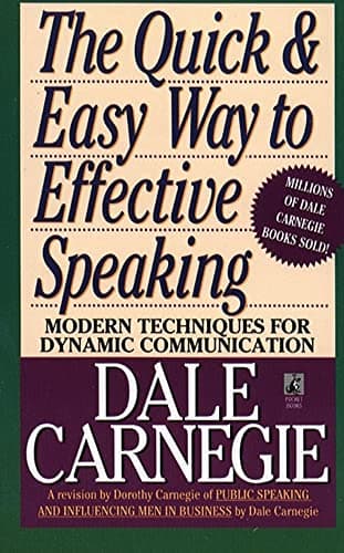 Book cover for The Quick and Easy Way to Effective Speaking (Dale Carnegie Books) by Dale Carnegie