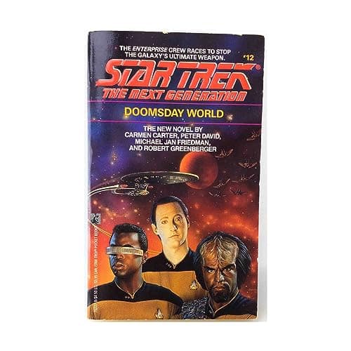 Book cover for Doomsday World (Star Trek: The Next Generation, No. 12) by Peter David