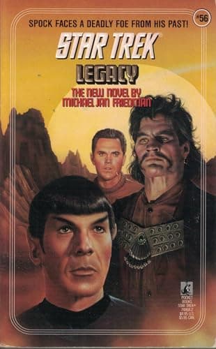 Book cover for Legacy (Star Trek, Book 56) by Friedman, Michael Jan