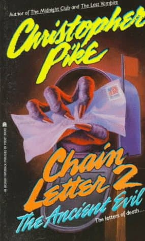 Book cover for Ancient Evil (Chain Letter 2) by Pike, Christopher