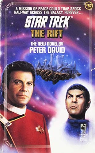 Book cover for The Rift (Star Trek #57) by David, Peter