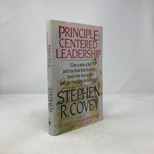 Book cover for Principle Centered Leadership by Covey, Stephen R.