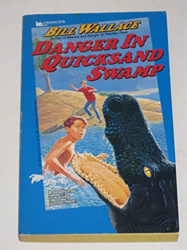 Book cover for Danger in Quicksand Swamp (Rack Size) by Wallace, Bill