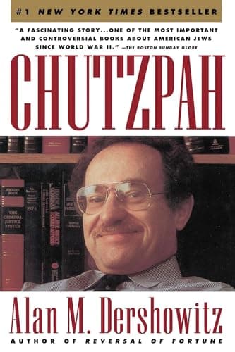 Book cover for Chutzpah by Dershowitz, Alan M.