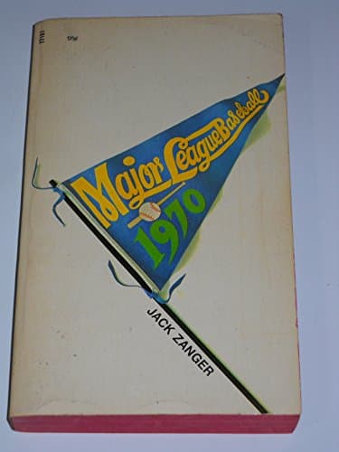 Book cover for Major League Baseball 1970 by Zanger, Jack