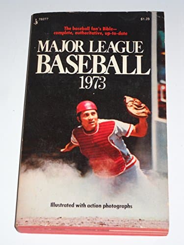 Book cover for Major League Baseball 1973 by Cord communications corp.