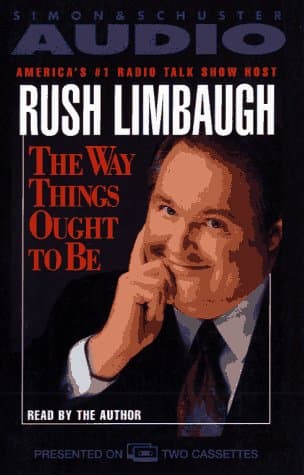 Book cover for The WAY THINGS OUGHT TO BE by Limbaugh, Rush