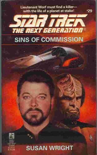 Book cover for Sins of Commission (Star Trek The Next Generation, No 29) by Wright, Susan