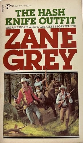 Book cover for The Hash Knife Outfit by Zane Grey