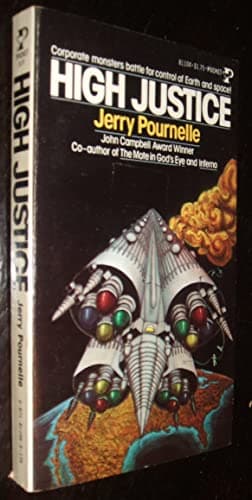Book cover for High Justice by Jerry Pournelle