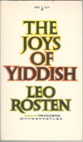 Book cover for The joys of Yiddish by Rosten, Leo