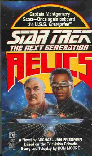 Book cover for Relics (Star Trek: The Next Generation) by Michael Jan Friedman