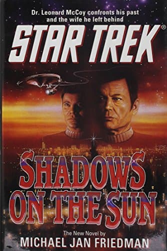 Book cover for Shadows on the Sun (Star Trek) by Friedman, Michael Jan