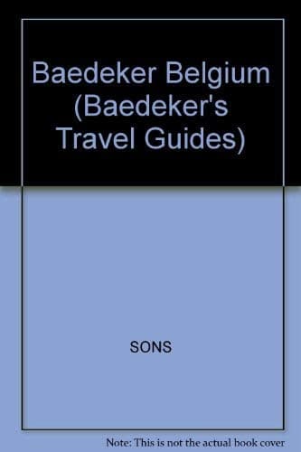 Book cover for Baedeker Belgium (Baedeker's Travel Guides) by karl-baedeker