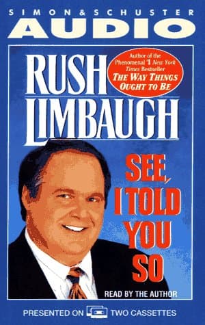 Book cover for See I Told You So by Limbaugh, Rush