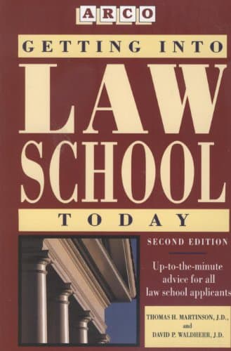 Book cover for Getting into Law School Today by Martinson, Thomas H.