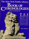 Book cover for The New York Public Library Book of Chronologies by Wetterau, Bruce