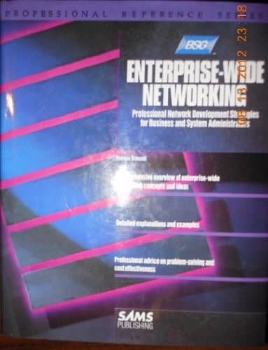 Book cover for Enterprise Wide Networking (Professional Reference Series) by Schnaidt, Pat