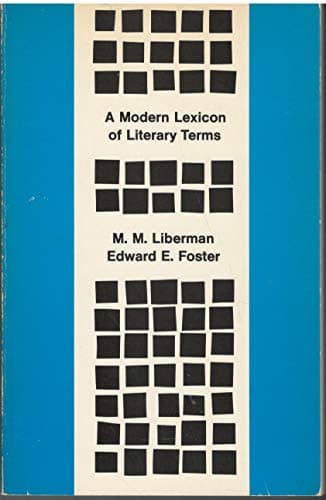 Book cover for Modern Lexicon of Literary Terms by M. M. Liberman, Edward E. Foster