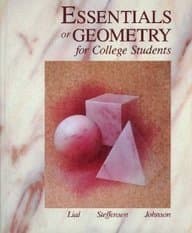 Book cover for Essentials of Geometry for College Students by Lial, Margaret L.