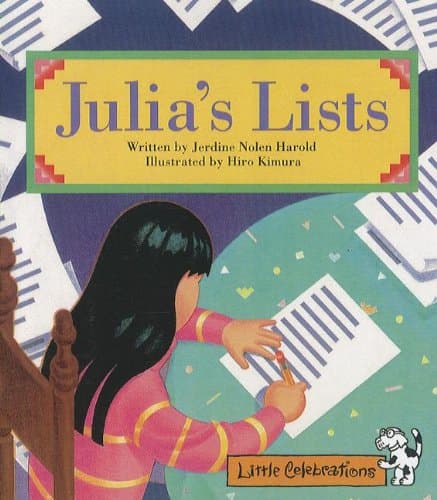 Book cover for Julia's Lists by CELEBRATION PRESS
