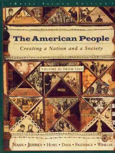 Book cover for The American People: Creating a Nation and a Society: From 1865 (American People (Addison-Wesley)) by Gary B. Nash and others
